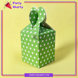 10pcs Mini Polka Dots Design Goody Box For Birthday Party Giveaways