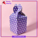 10pcs Mini Polka Dots Design Goody Box For Birthday Party Giveaways