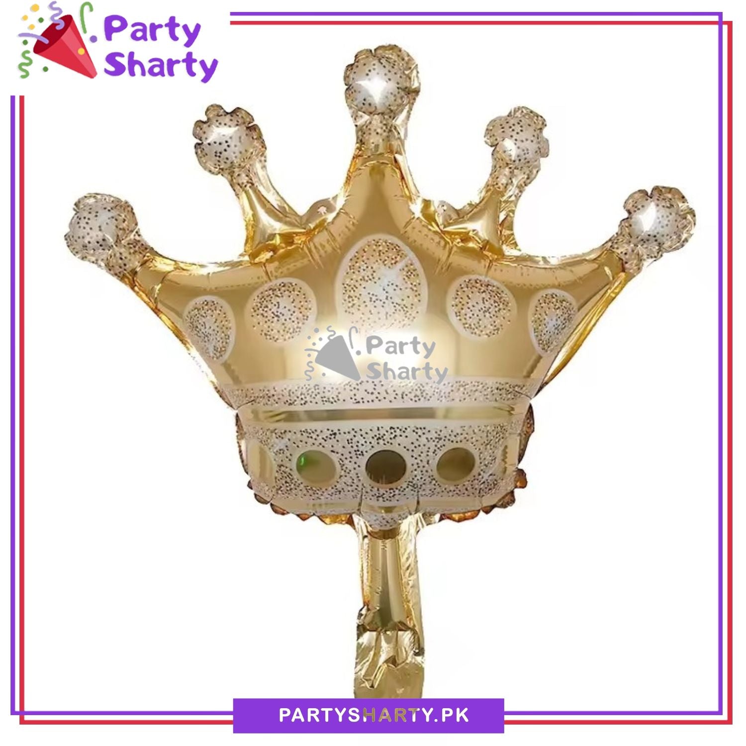 Mini Size Crown Shaped Foil Balloon For Royal Birthday Party Decoration and Celebration