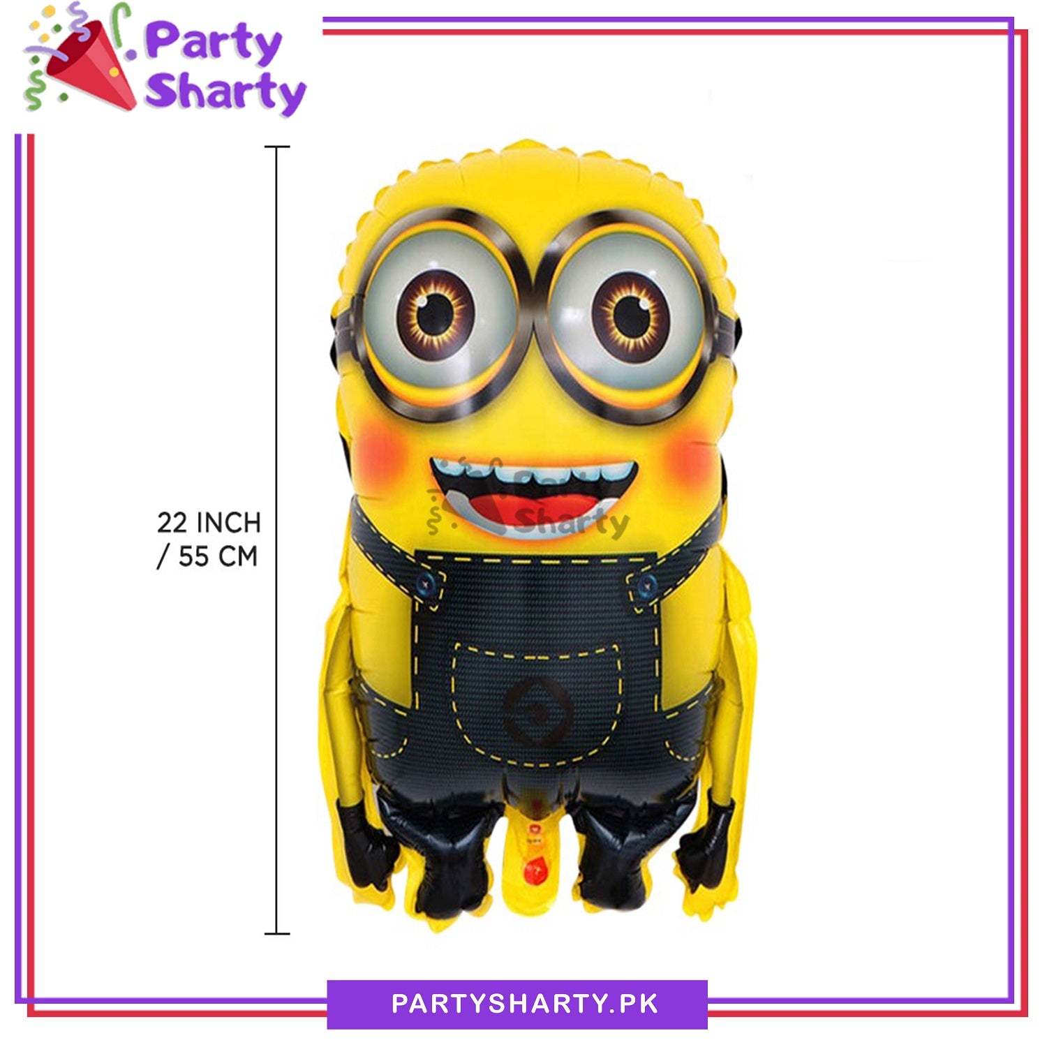 Minion Theme Foil Balloons For Minion Theme Birthday Party Decoration and Celebration