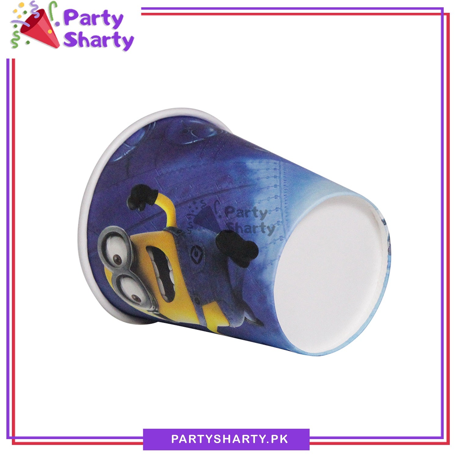 Minion Theme Birthday Party Paper Cups / Glass For Themed Based Party Supplies and Decorations