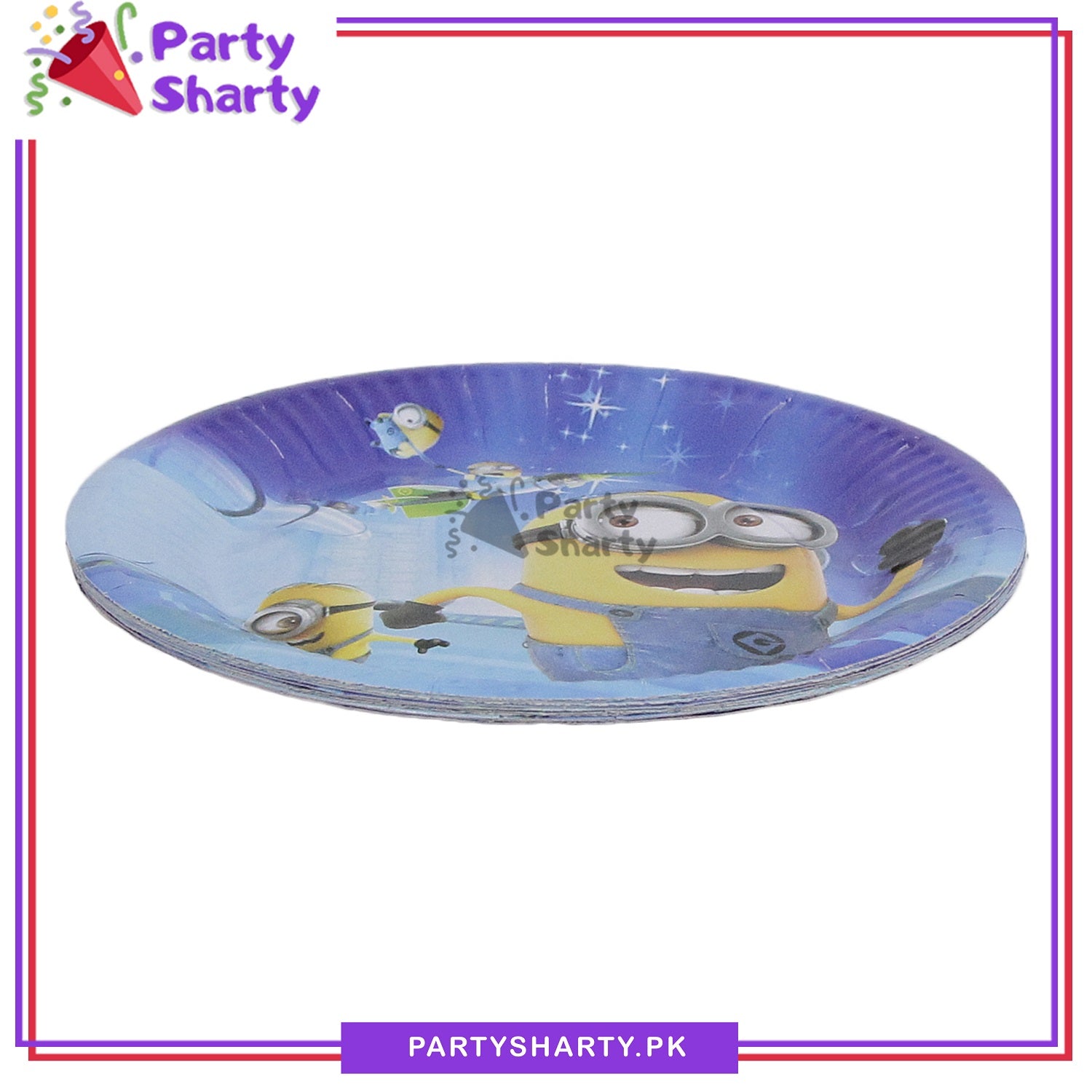 Minion Theme Party Disposable Paper Plates for Minion Theme Party and Decoration