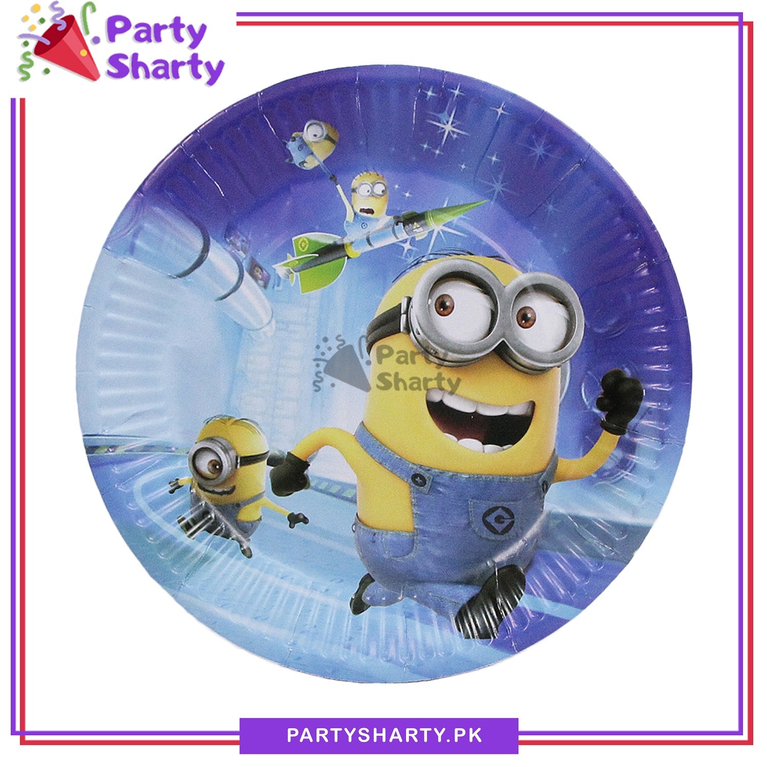 Minion Theme Party Disposable Paper Plates for Minion Theme Party and Decoration