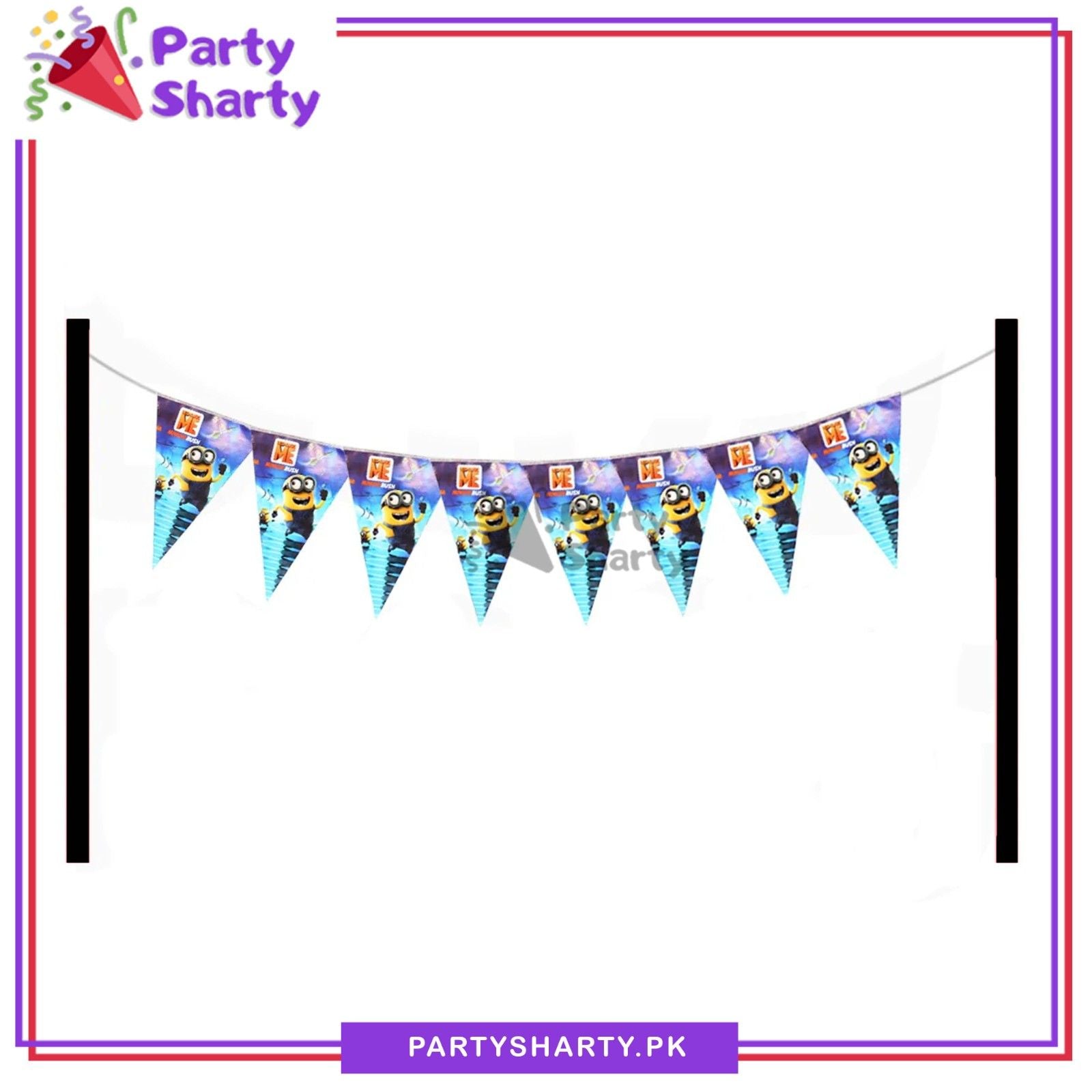 Minion Theme Party Flags Bunting for Minion Theme Decoration & Celebrations