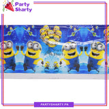 Minion Party Theme Table Cover for Birthday Party and Decoration