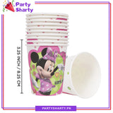 Minnie Mouse Theme Birthday Party Paper Cups / Glass For Themed Based Party Supplies and Decorations