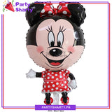 Minnie Mouse Theme Foil Balloons For Minnie Mouse Theme Birthday Party Decoration and Celebration