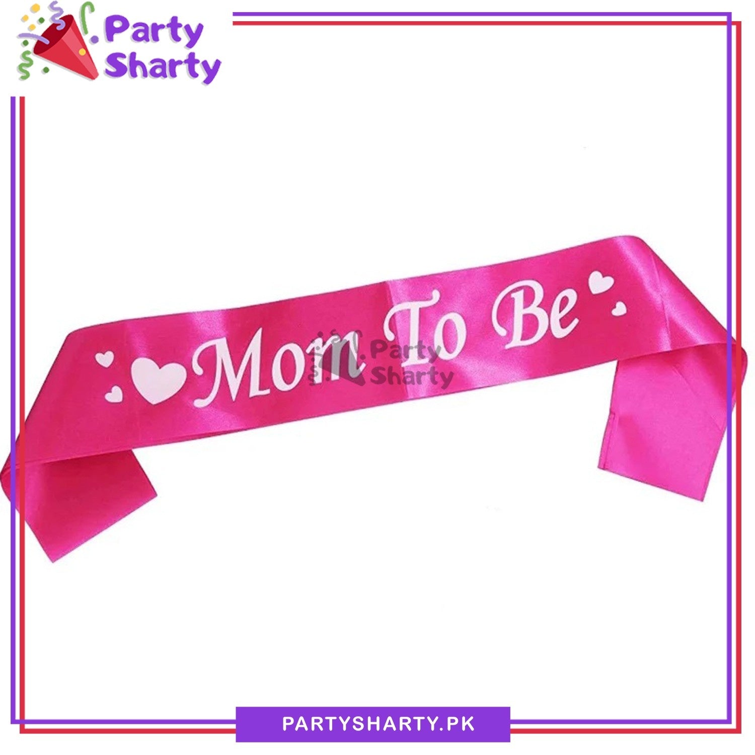 Mom to be Sash For Baby Shower and Gender Reveal Celebration
