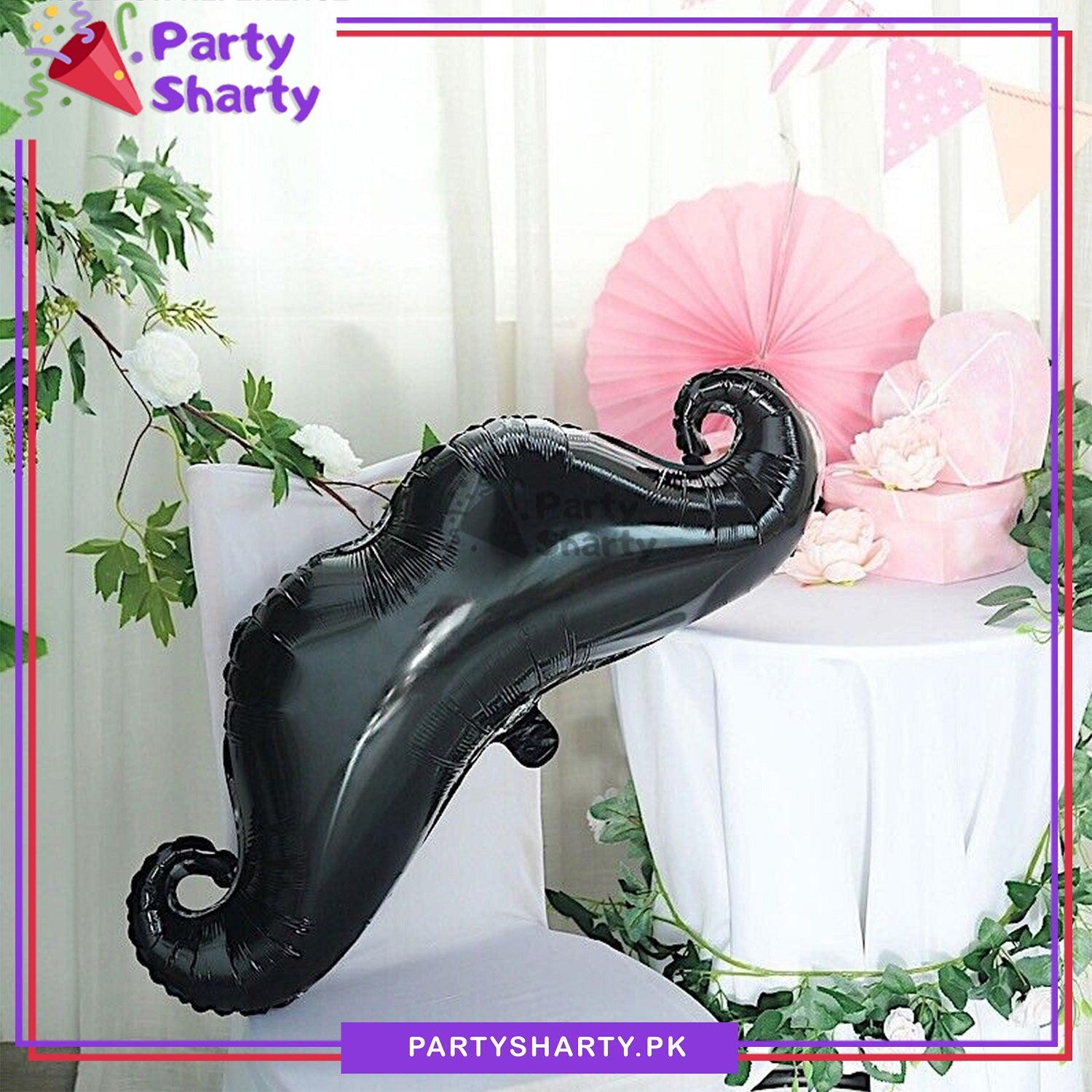 Moustache Shaped Foil Balloons For Birthday Party Theme Decoration And Celebration