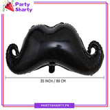 Moustache Shaped Foil Balloons For Birthday Party Theme Decoration And Celebration