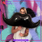 Moustache Shaped Foil Balloons For Birthday Party Theme Decoration And Celebration