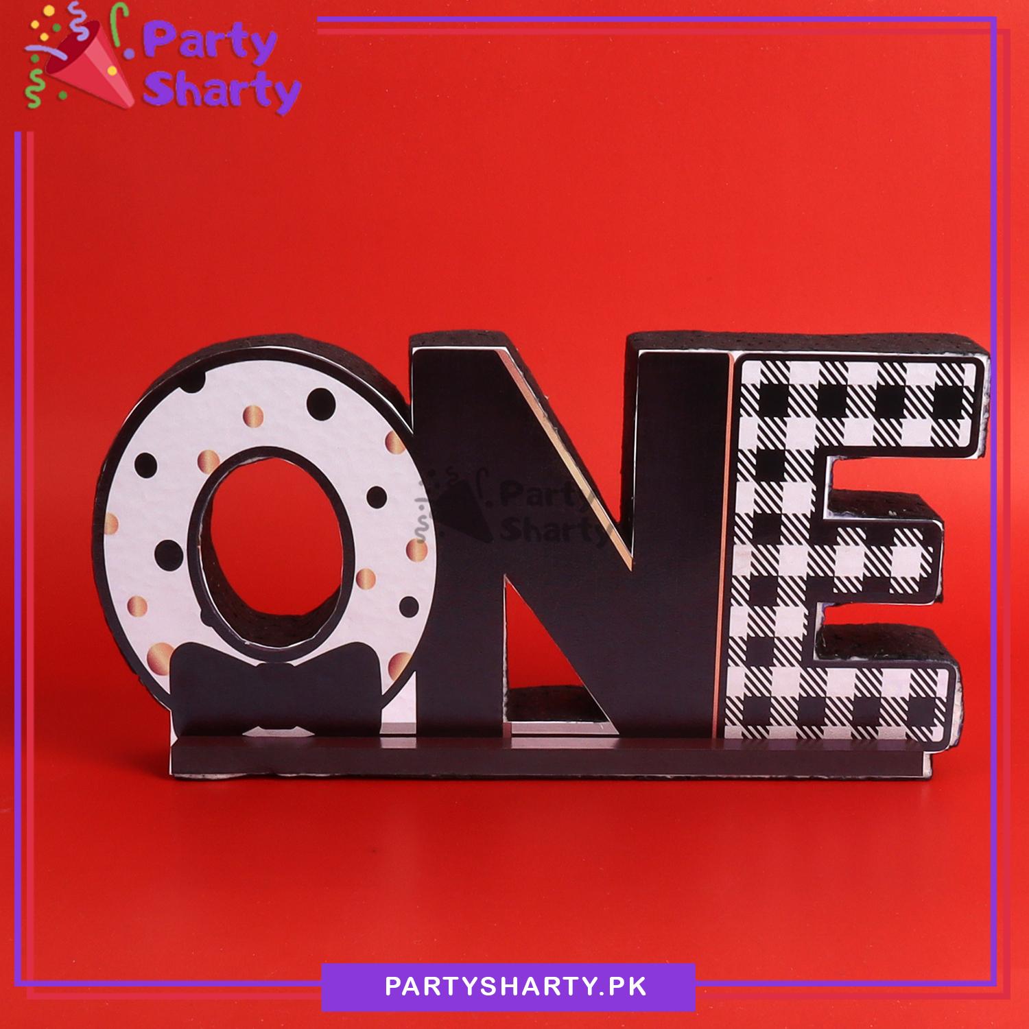 ONE Thermocol Standee For Mr Onederful Theme Based First Birthday Celebration and Party Decoration