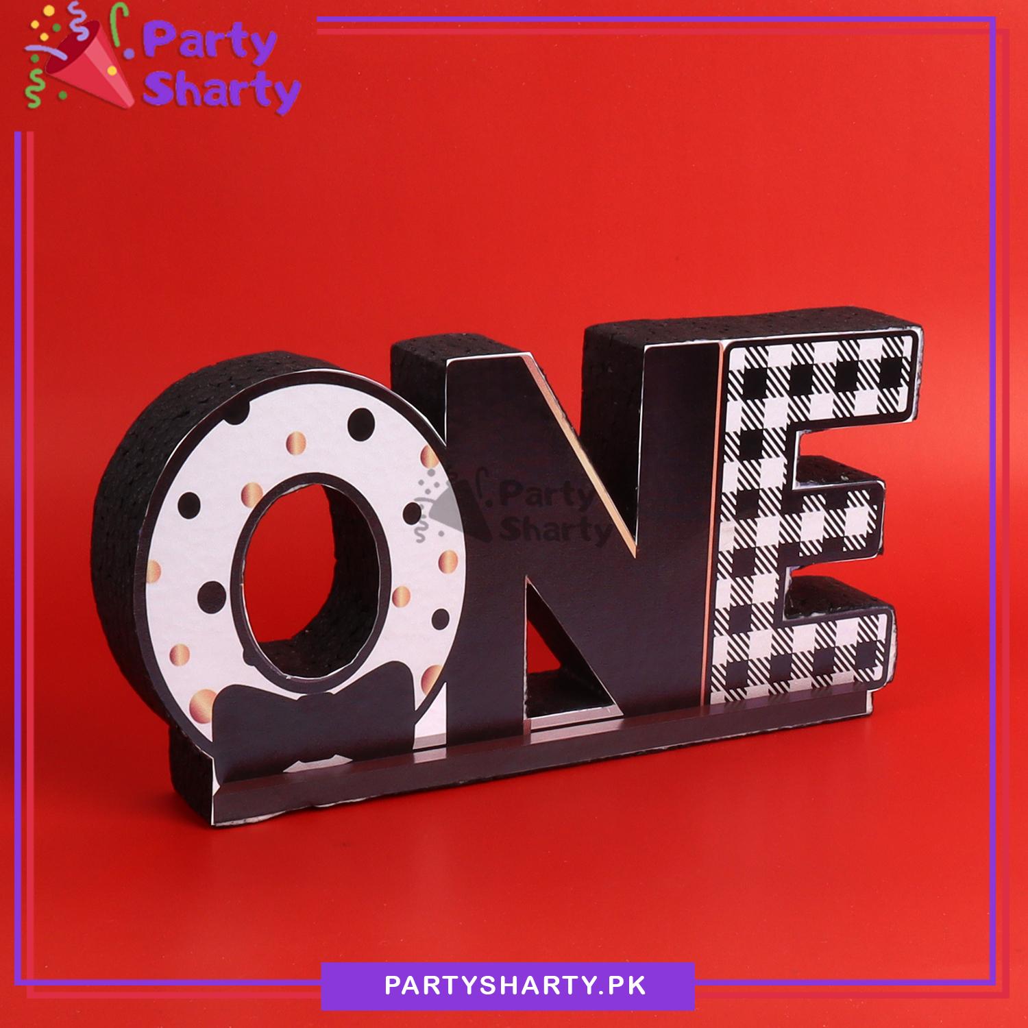 ONE Thermocol Standee For Mr Onederful Theme Based First Birthday Celebration and Party Decoration