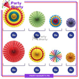Paper Fan Set For Party Supplies and Decorations