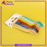 24pcs/set Plastic Spoon For Party Decoration and Celebration