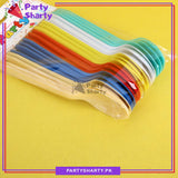 24pcs/set Plastic Spoon For Party Decoration and Celebration
