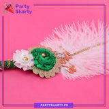 Qabool Hai White Feather Ballpoint Pens For Nikkah Events and Decoration