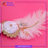 Qabool Hai White Feather Ballpoint Pens For Nikkah Events and Decoration
