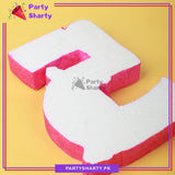 Numeric 5 Princess Aurora Character Thermocol Standee For Princess Theme Based Fifth Birthday Celebration & Party Decoration