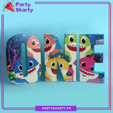 ONE Thermocol Standee For Baby Shark Theme Based First Birthday Celebration and Party Decoration