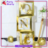 ONE Box, DIY Transparent ONE Boxes for First Birthday Party Decorations