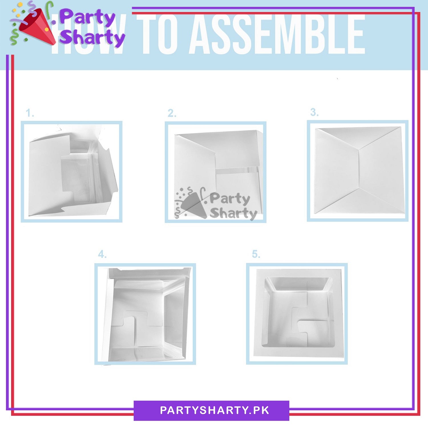ONE Box, DIY Transparent ONE Boxes for First Birthday Party Decorations