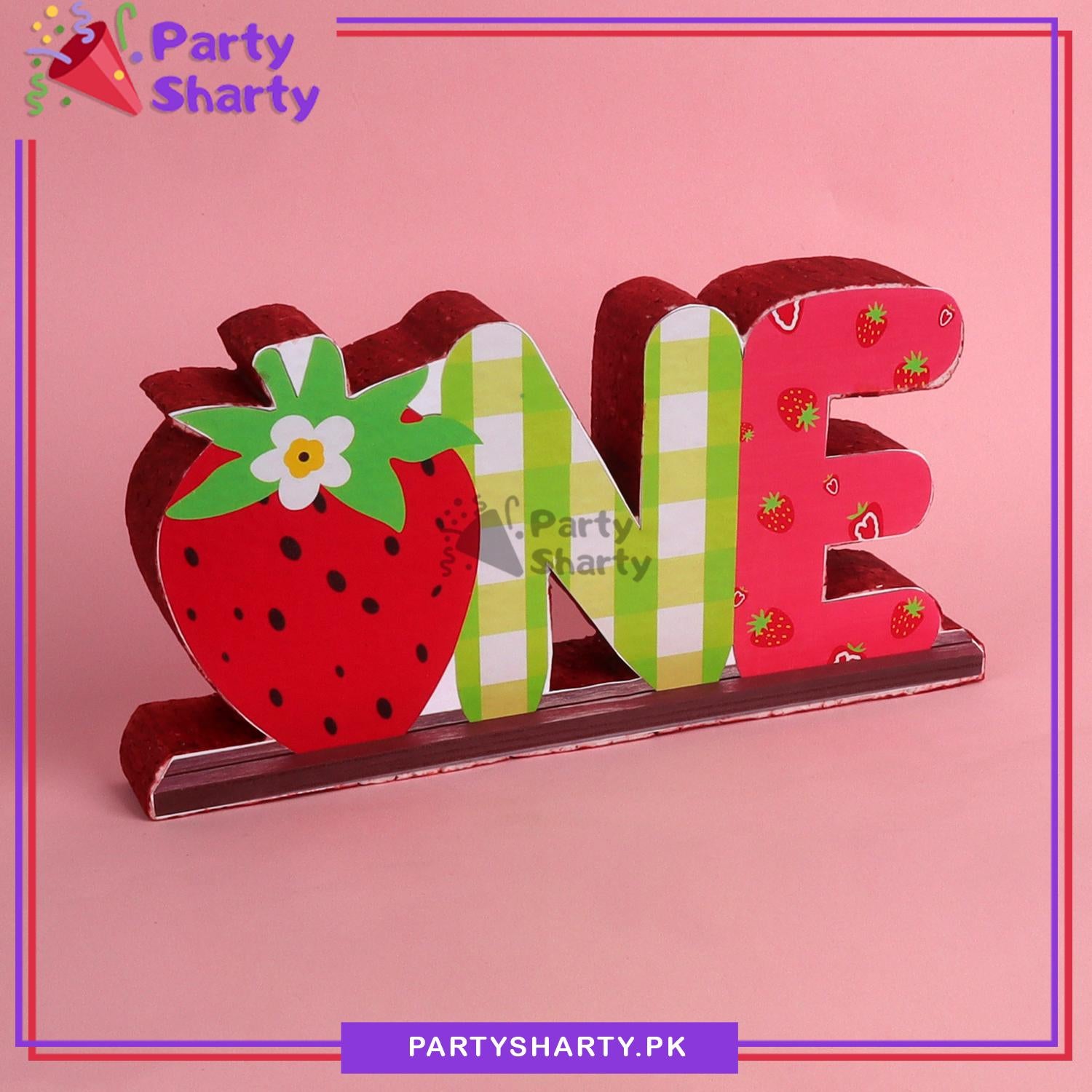 ONE Thermocol Standee For Tutti Frutti Theme Based First Birthday Cele ...