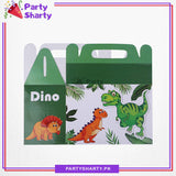 D-2 Dino / Dragon Theme Goody Boxes - Pack of 10 For Birthday Party and Decoration