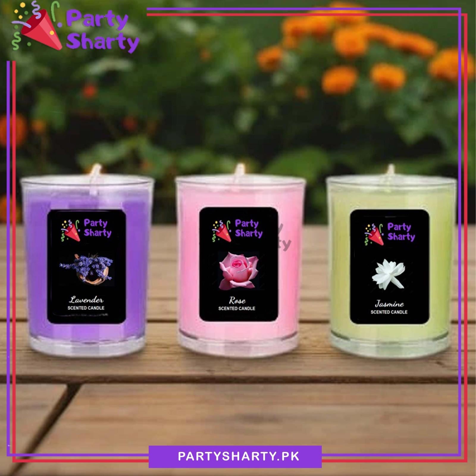 Mini Glass Jar Scented Candles For Room Decoration