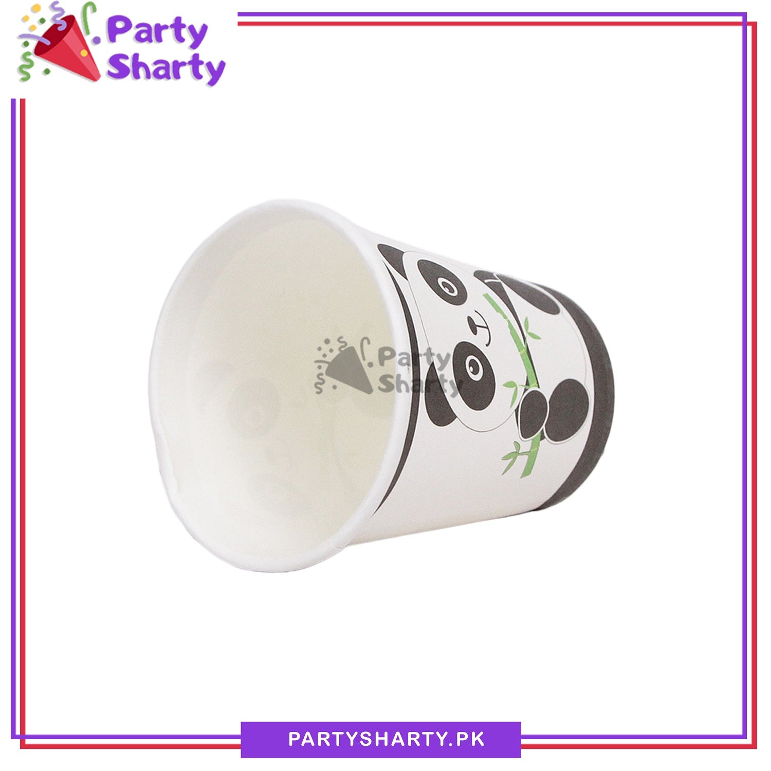 Panda Theme Birthday Party Paper Cups / Glass For Themed Based Party Supplies and Decorations