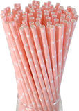 20pcs/Set Paper Straws for Birthday Party Decoration and Celebration