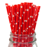 20pcs/Set Paper Straws for Birthday Party Decoration and Celebration