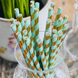 20pcs/Set Paper Straws for Birthday Party Decoration and Celebration