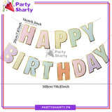 Happy Birthday Pastel Multi Card Banner for Decoration and Birthday Celebration