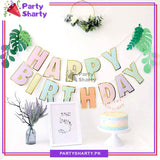 Happy Birthday Pastel Multi Card Banner for Decoration and Birthday Celebration