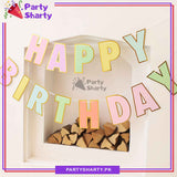 Happy Birthday Pastel Multi Card Banner for Decoration and Birthday Celebration