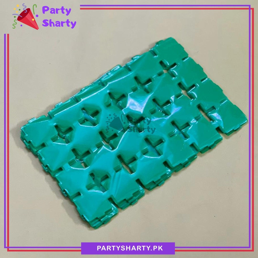 Pastel Color Small Square Foil Curtains Best for Back Drop Wall Decoration for Birthday & Parties Celebration