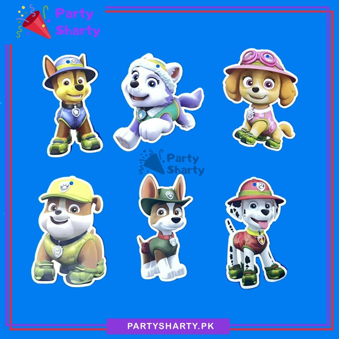 Paw Patrol Theme Golden Swirls For Paw Patrol Theme Birthday Party & Decoration