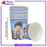 Paw Patrol Theme Birthday Party Paper Cups / Glass For Themed Based Party Supplies and Decorations