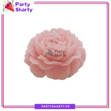 Pink Peony Flower Shape Scented Candle For Room Decoration