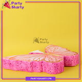 Pink Butterfly Thermocol Standee For Butterfly Theme Based Birthday Celebration and Party Decoration