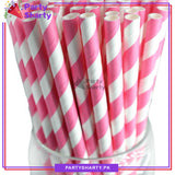 20pcs/Set Paper Straws for Birthday Party Decoration and Celebration