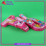 Pink TWO Thermocol Standee For Baby Shark Theme Based Second Birthday Celebration and Party Decoration