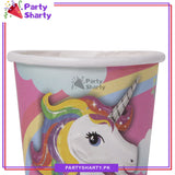 Pink Unicorn Theme Birthday Party Paper Cups / Glass For Themed Based Party Supplies and Decorations