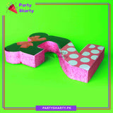 Pink Numeric 2 Thermocol Standee For Minnie Mouse Theme Based Second Birthday Celebration and Party Decoration