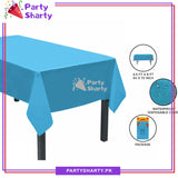 Plain Color Plastic Table Cover (137 x 183 cm) For Party Decoration and Celebration