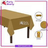 Plain Color Plastic Table Cover (137 x 183 cm) For Party Decoration and Celebration