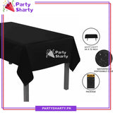 Plain Color Plastic Table Cover (137 x 183 cm) For Party Decoration and Celebration