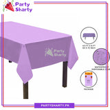 Plain Color Plastic Table Cover (137 x 183 cm) For Party Decoration and Celebration