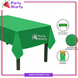 Plain Color Plastic Table Cover (137 x 183 cm) For Party Decoration and Celebration